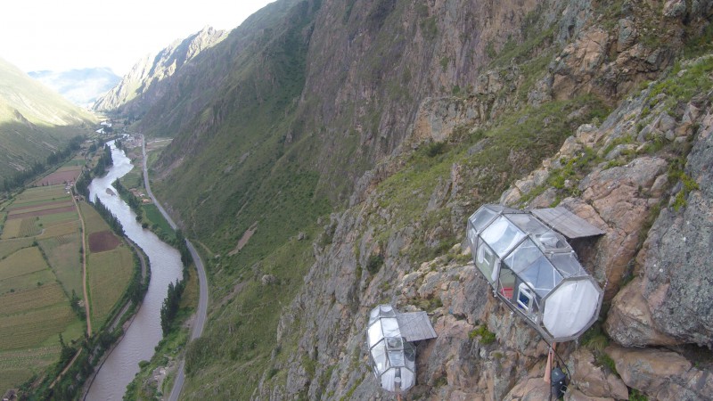 Hoteles en Cusco: un refugio colgante en la montaña