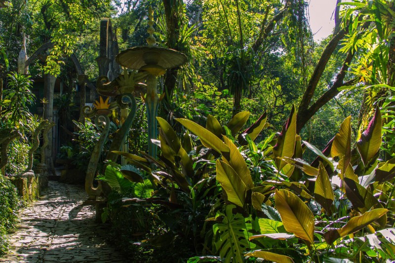 De visita por el jardín Las Pozas en Xilitla