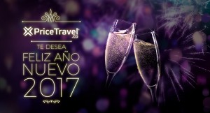 PriceTravel le desea un Feliz Año Nuevo 2017